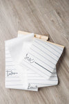 Written Canvas Wall Growth Chart