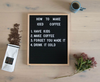 Letterboards