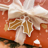 Holly Christmas Gift Tags - Set of 10